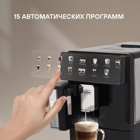 Кофемашина Rondell RDE-1116 1400Вт черный - фото 7