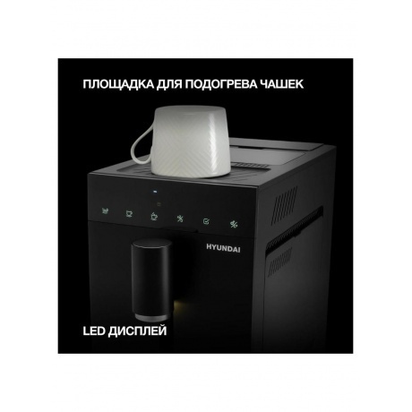 Кофемашина Hyundai HAM-4402 1350Вт черный - фото 20