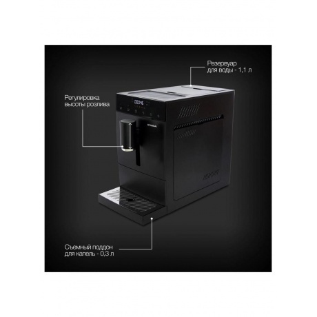 Кофемашина Hyundai HAM-4402 1350Вт черный - фото 22