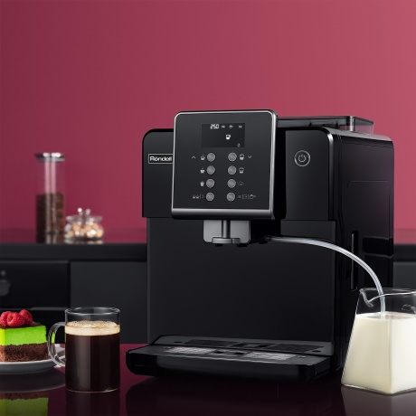 Кофемашина Rondell RDE-1107 1350Вт черный/серебристый - фото 7