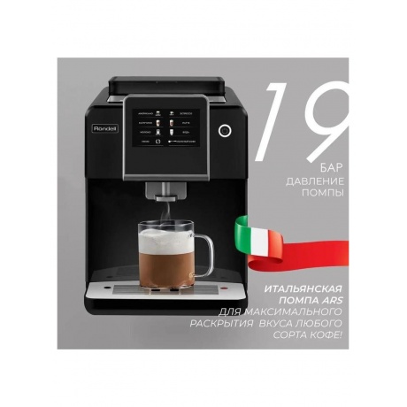 Кофемашина Rondell RDE-1110 1500Вт черный - фото 24