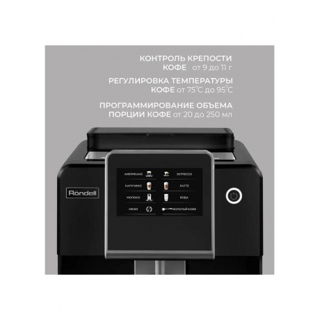 Кофемашина Rondell RDE-1110 1500Вт черный - фото 26