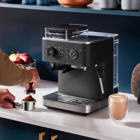 Кофемашина KitchenAid 5KES6551EBK черный чугун - фото 14