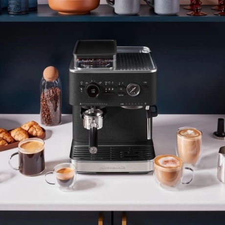 Кофемашина KitchenAid 5KES6551EBK черный чугун - фото 26