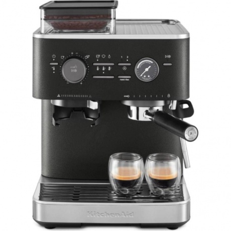 Кофемашина KitchenAid 5KES6551EBK черный чугун - фото 4