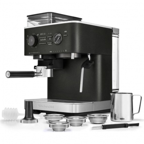 Кофемашина KitchenAid 5KES6551EBK черный чугун - фото 7