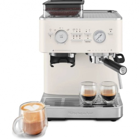 Кофемашина KitchenAid 5KES6551EPL фарфоровый белый - фото 1