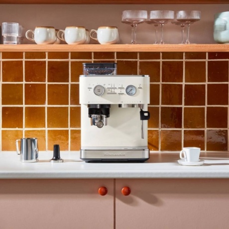 Кофемашина KitchenAid 5KES6551EPL фарфоровый белый - фото 17