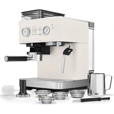Кофемашина KitchenAid 5KES6551EPL фарфоровый белый - фото 7