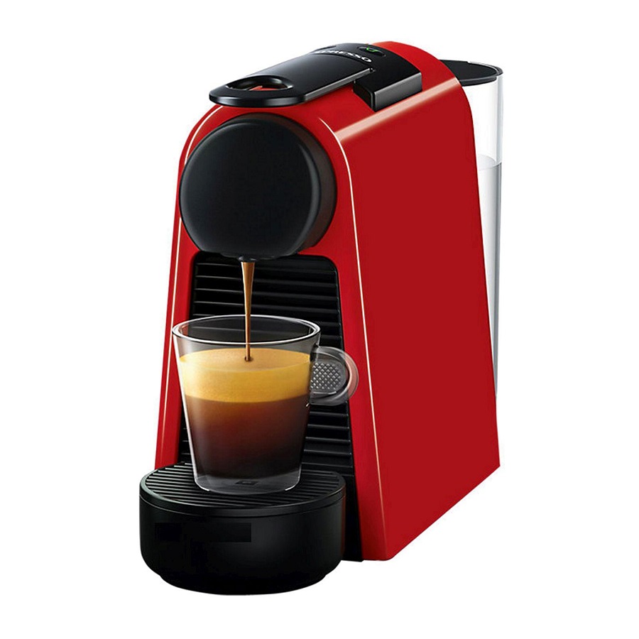 Кофеварка капсульная Nespresso DeLonghi EN85.R, цвет красный/черный