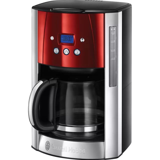 Кофеварка капсульная Russell Hobbs 23240-56, цвет красный/черный/серебристый