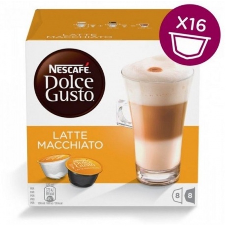 Кофе капсульный Dolce Gusto Latte Macchiato упаковка:16капс. 194.4г. (12378380|5219838) Dolce Gusto - фото 2
