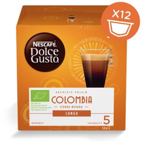 Капсулы Nescafe Dolce Gusto Lungo Colombia 12шт 12355980 - фото 1