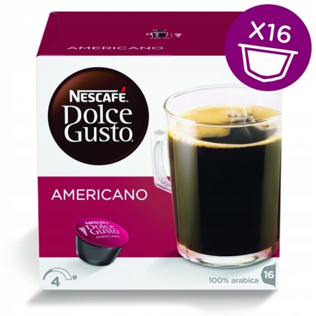 Капсулы Nescafe Dolce Gusto Americano 16шт 12115461 - фото 1