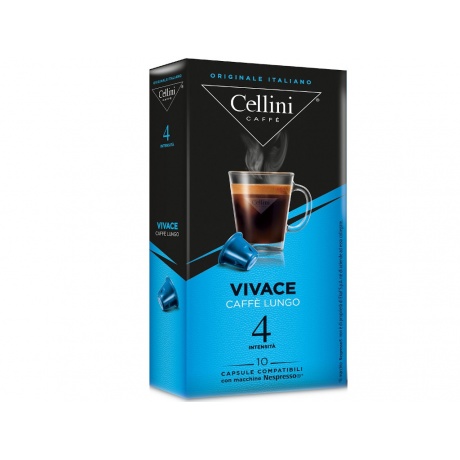 Капсулы Cellini Nespresso Vivace Caffe Lungo 10шт - фото 1