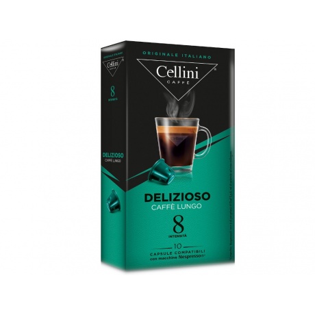 Капсулы Cellini Nespresso Delizioso Caffe Lungo 10шт - фото 1