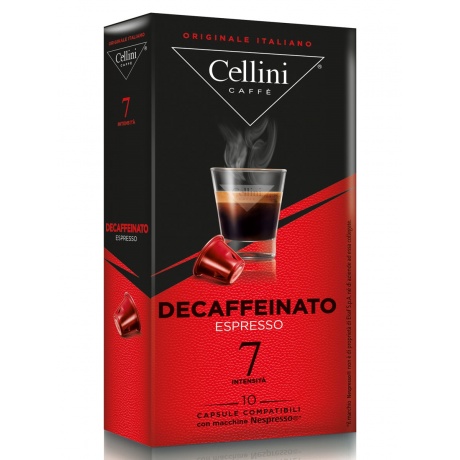 Капсулы Cellini Nespresso Decaffeinato 10шт - фото 1