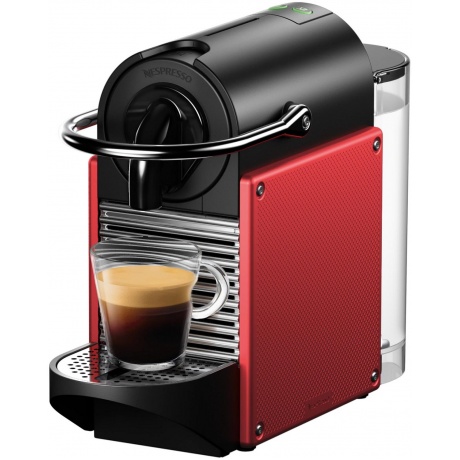 Кофемашина капсульная Delonghi Nespresso Pixie EN124.R красный - фото 1