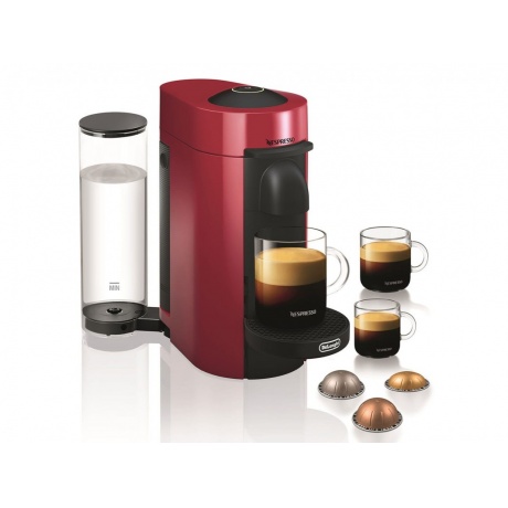 Кофемашина капсульная Delonghi Nespresso ENV150.R красный - фото 3