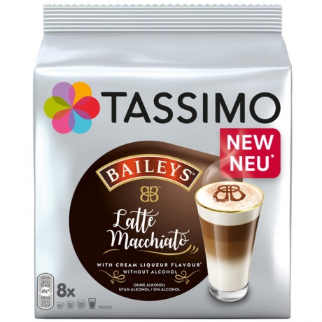 Капсулы Tassimo Baileys Latte Macchiato 8шт - фото 1