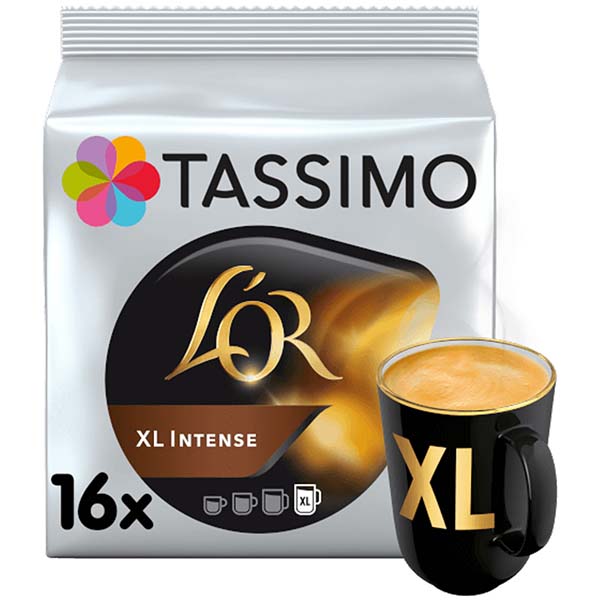 цена Капсулы кофе Tassimo L’OR XI Intene 16шт