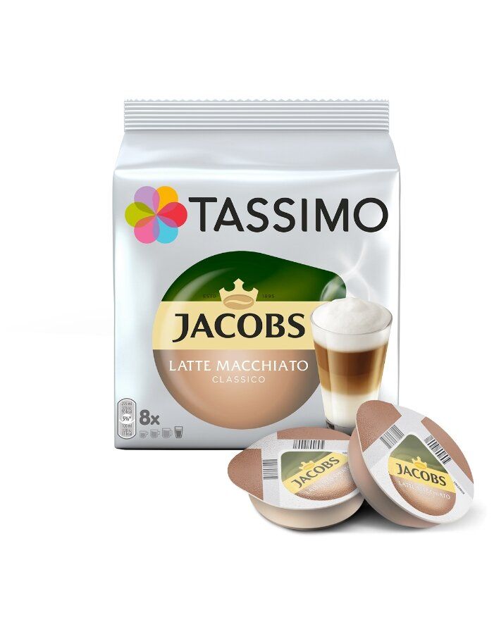 Капсулы Tassimo Latte Macchiato Classico 8шт