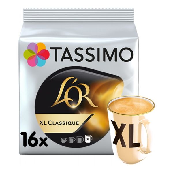 цена Капсулы кофе Tassimo L'OR Classique XL 16шт