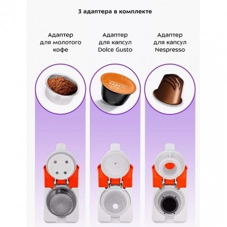 Капсульная кофемашина Kitfort КТ-7509 - фото 22