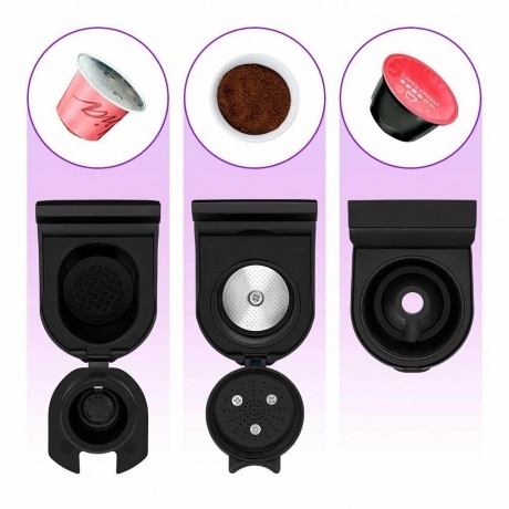 Капсульная кофемашина Kitfort КТ-7462 - фото 4