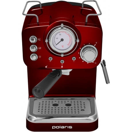 Кофеварка рожковая Polaris PCM 1531E красный - фото 1