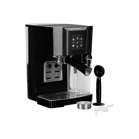 Кофеварка рожковая Redmond RCM-1511 черный/серебристый - фото 3