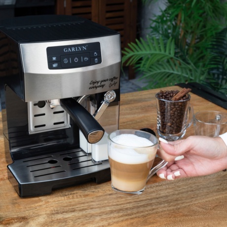 Рожковая кофеварка GARLYN L70 с автоматическим капучинатором - фото 5