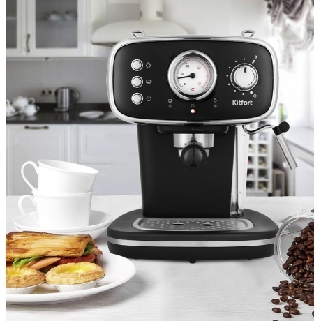 Кофеварка рожковая Kitfort КТ-736 - фото 2