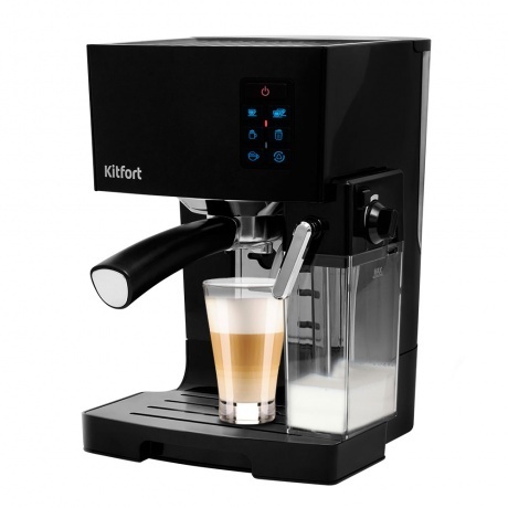 Кофеварка рожковая с автоматическим капучинатором Kitfort КТ-743