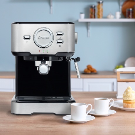 Кофеварка рожковая Vitek VT-1520, 15 Бар - фото 5