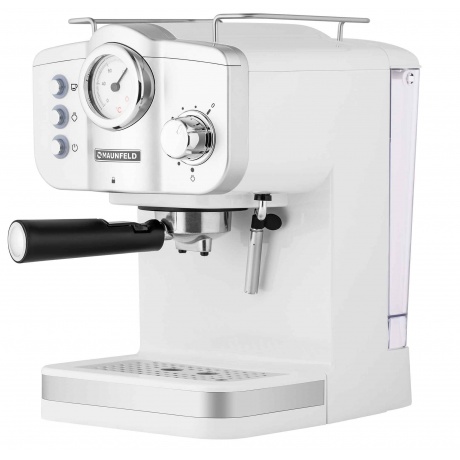 Кофеварка рожковая Maunfeld MF-735WH PRO, 15 Бар - фото 1