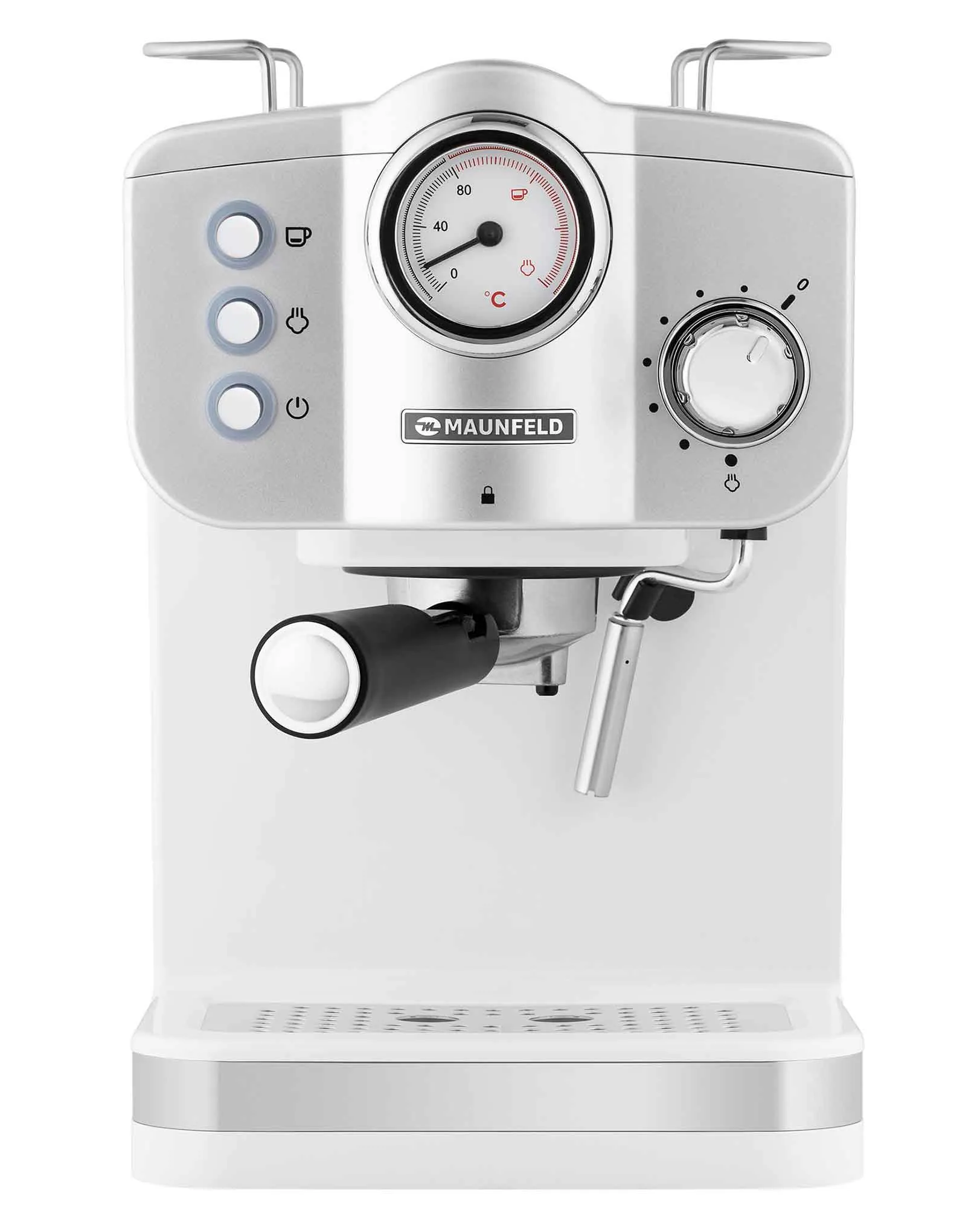 Кофеварка рожковая Maunfeld MF-735WH PRO, 15 Бар - фото 3