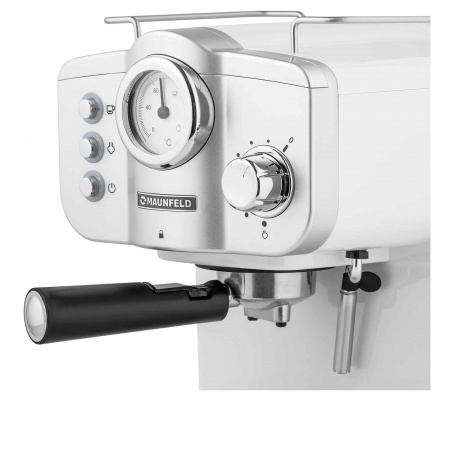 Кофеварка рожковая Maunfeld MF-735WH PRO, 15 Бар - фото 8