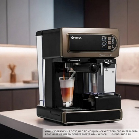 Кофеварка рожковая Vitek VT-1517 BN - фото 11
