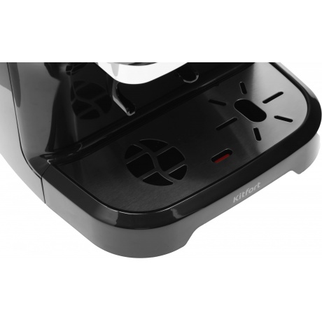 Кофеварка рожковая Kitfort КТ-7107 1560Вт черный/серебристый - фото 11