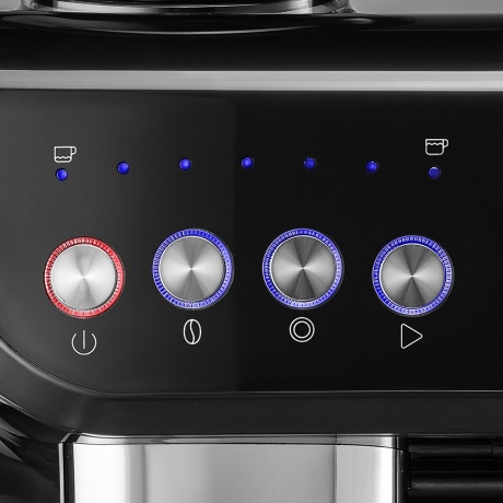 Кофеварка рожковая Kitfort КТ-7107 1560Вт черный/серебристый - фото 12