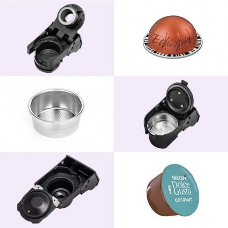 Кофеварка рожковая Kitfort КТ-7107 1560Вт черный/серебристый - фото 19