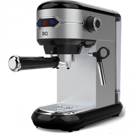 Кофеварка эспрессо BQ CM3001 Стальной-черный - фото 1
