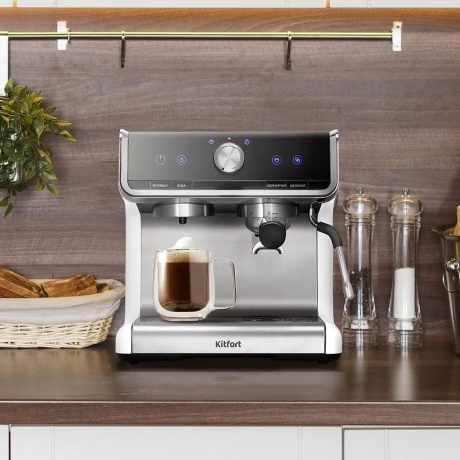 Кофеварка рожковая Kitfort КТ-7170 - фото 9