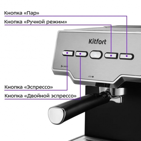 Кофеварка КТ-7255 - фото 5
