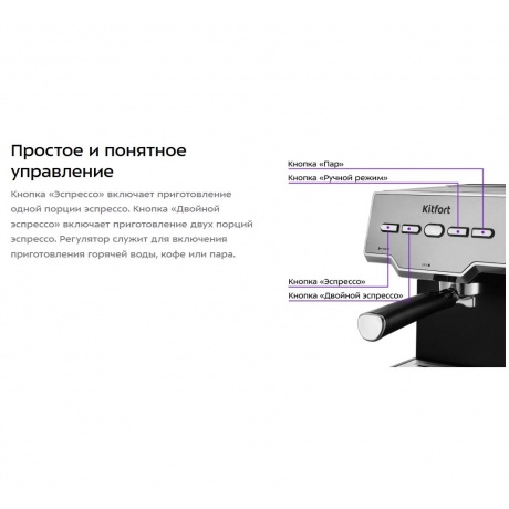 Кофеварка КТ-7255 - фото 10