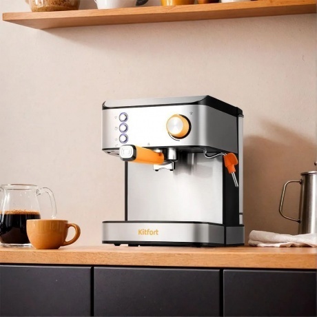 Кофеварка рожковая Kitfort КТ-7440 - фото 9