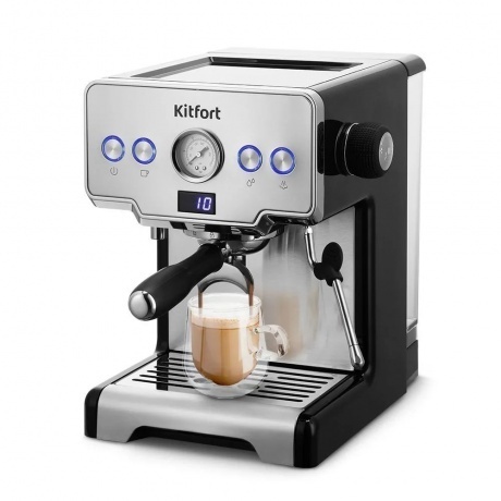Кофеварка рожковая Kitfort КТ-7530 - фото 1