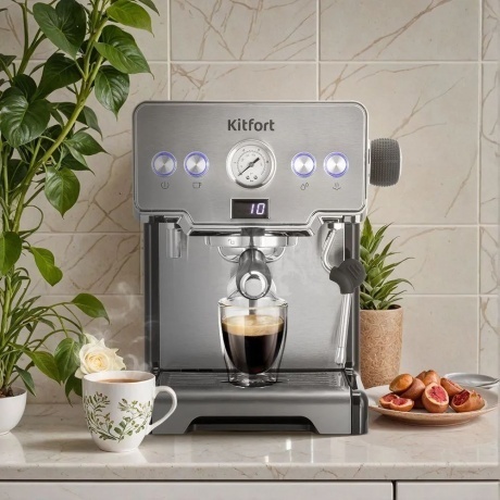 Кофеварка рожковая Kitfort КТ-7530 - фото 7