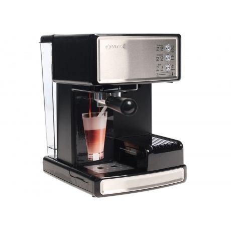 Кофеварка рожковая Vitek VT-1514 BK 1238Вт черный - фото 5